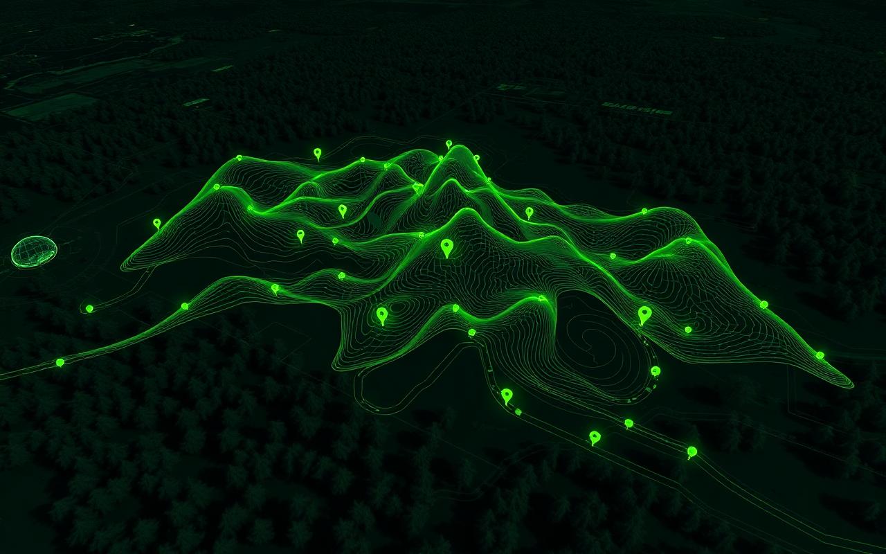 GPS / RTK mapping visualization